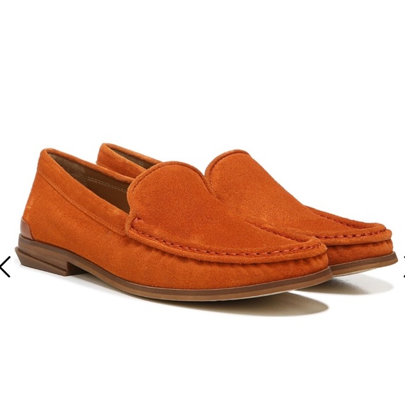 Franco Sarto Shoes - Franco Sarto Orange Suede Loafers